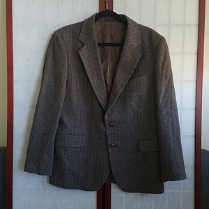 Vintage Savile Row Brown wool blazer/sport coat40S